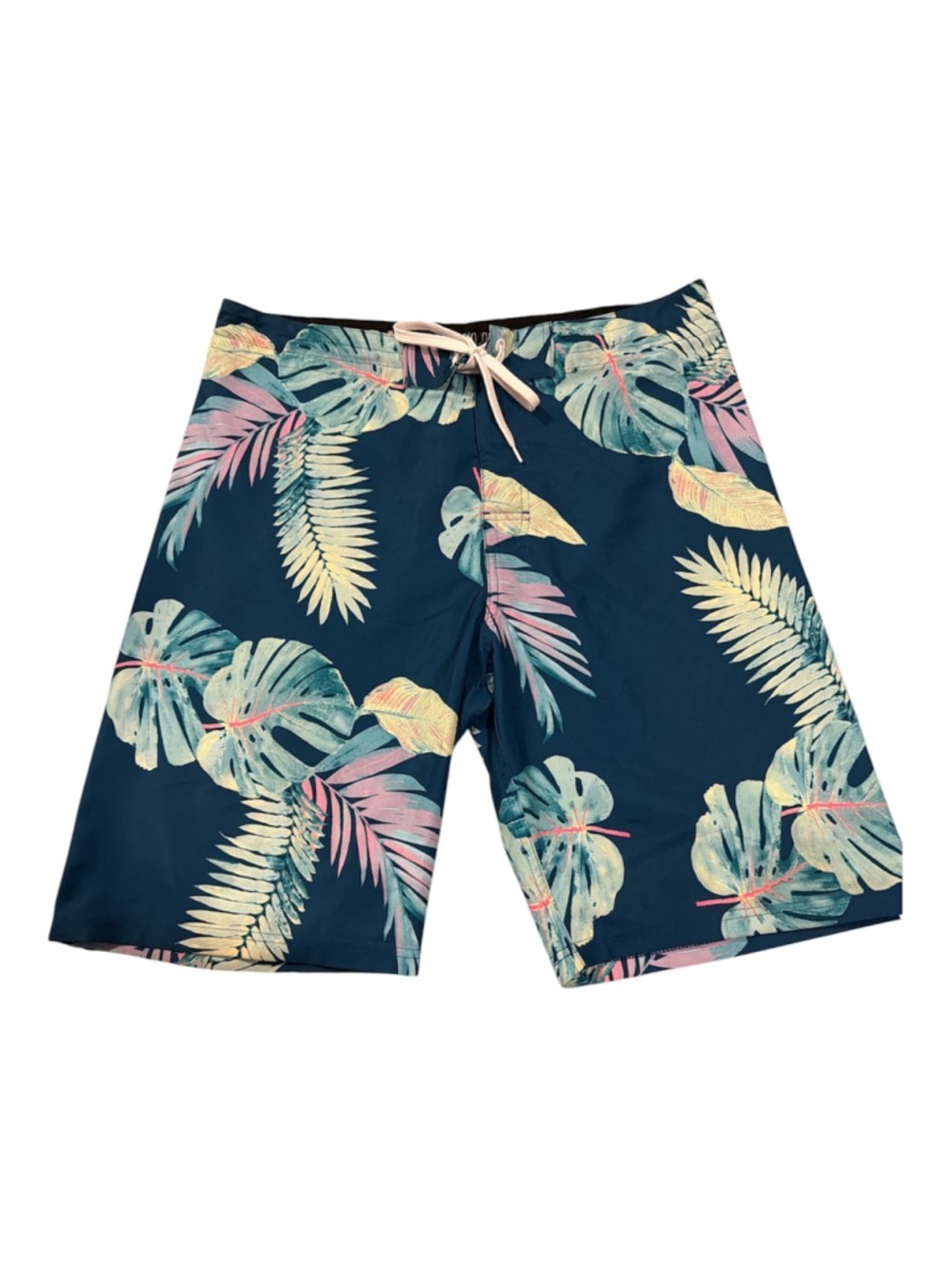 Old Navy California Tropical Floral Swim Trunks Board Shorts Size 34 EUC